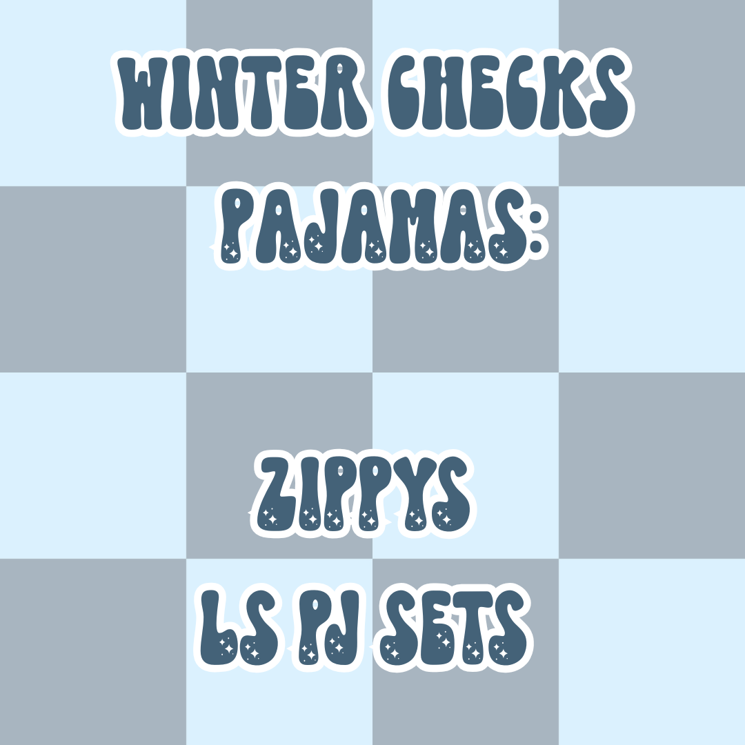 WINTER CHECKS PAJAMAS | BABY ITS COLD OUTSIDE PREORDER