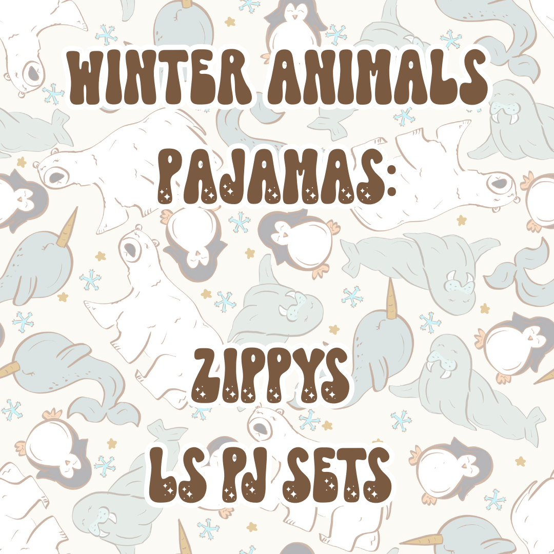 WINTER ANIMALS PAJAMAS | BABY ITS COLD OUTSIDE PREORDER