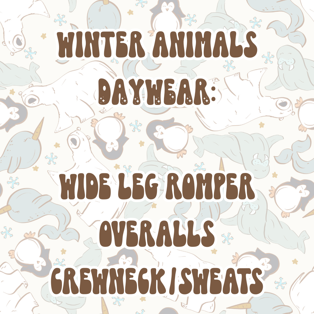 WINTER ANIMALS DAYWEAR | BABY ITS COLD OUTSIDE PREORDER