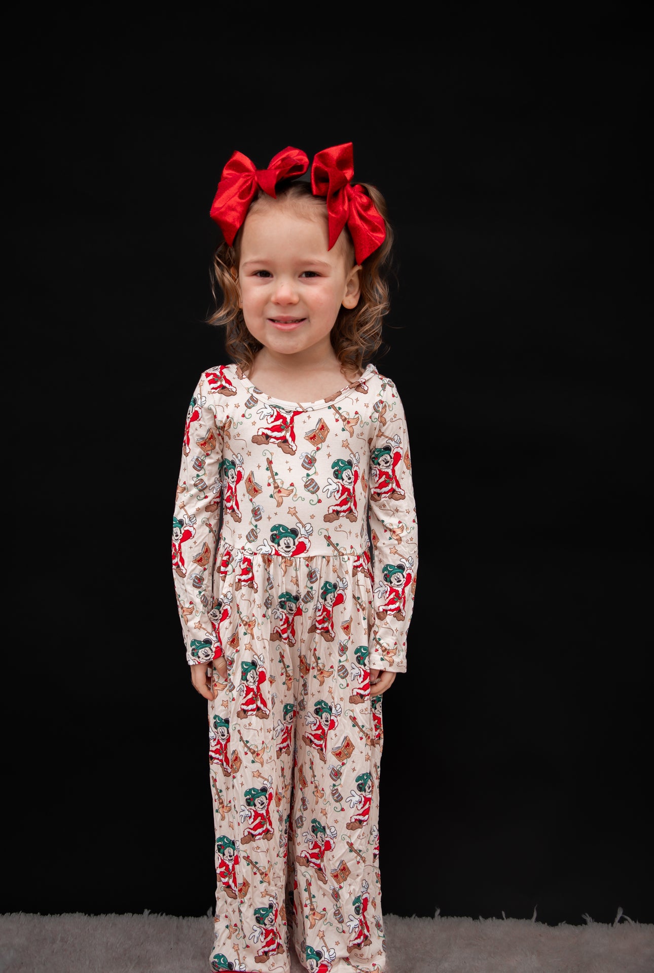 SORCER CHRISTMAS WIDE LEG ROMPER RTS