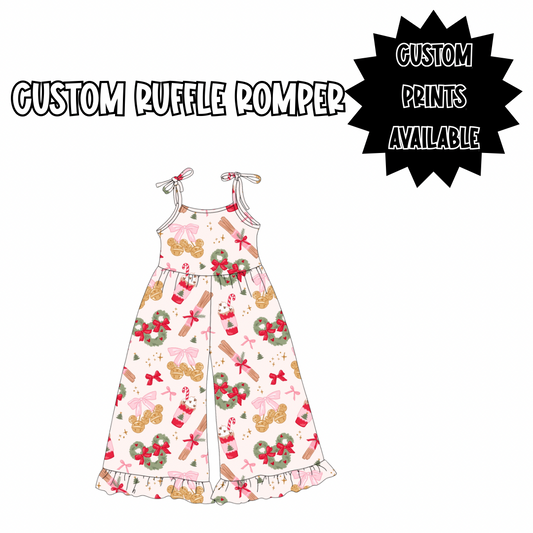 CUSTOM RUFFLE ROMPER