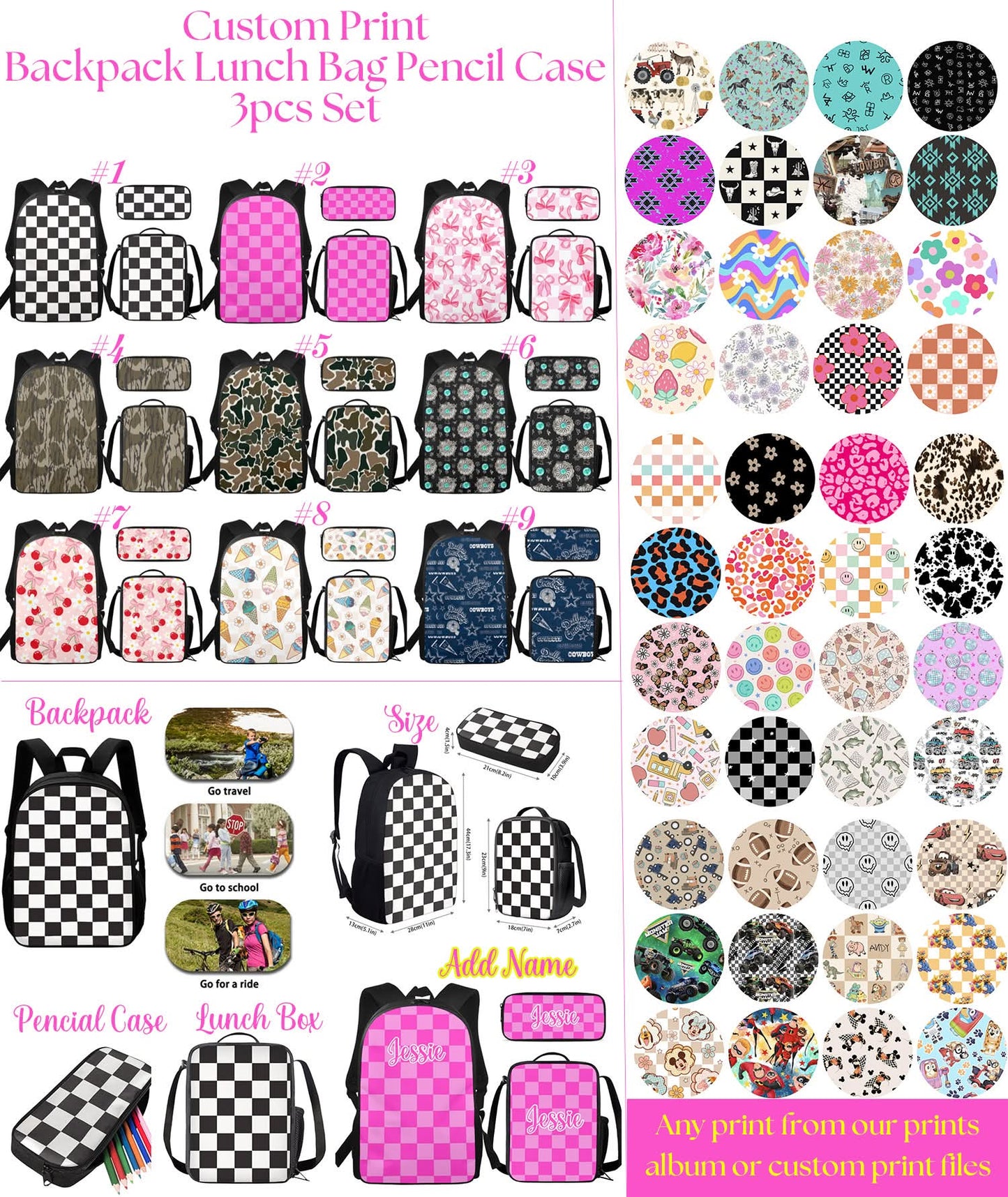 CUSTOM BACK PACK BUNLDE