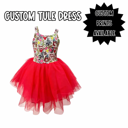 CUSTOM TULE BAMBOO DRESS