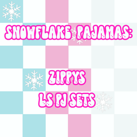 SNOWFLAKE PAJAMAS | BABY ITS COLD OUTSIDE PREORDER