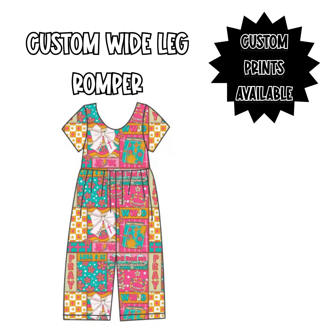 CUSTOM WIDE LEG ROMPER