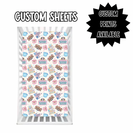 CUSTOM CRIB SHEETS
