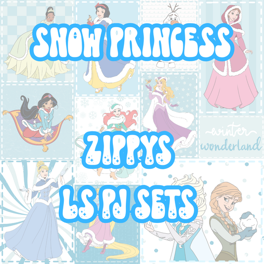 SNOW PRINCESS PAJAMAS | BABY ITS COLD OUTSIDE PREORDER