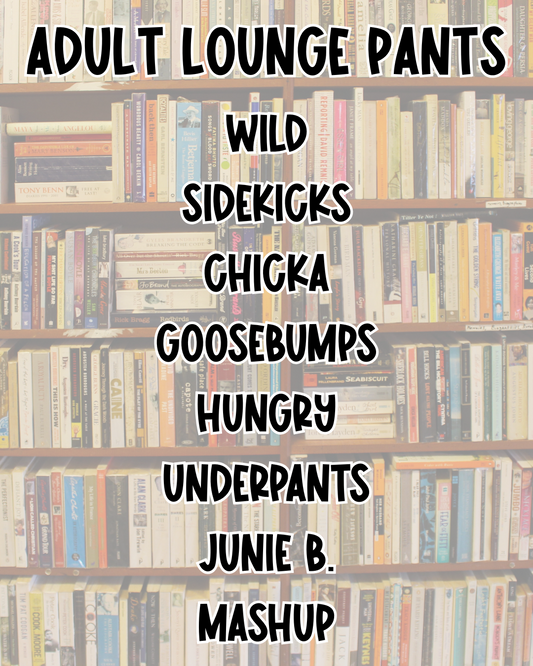 ADULT LOUNGE PANTS 2/2 | BED TIME STORIES PREORDER