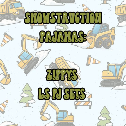 SNOWSTRUCTION PAJAMAS | BABY ITS COLD OUTSIDE PREORDER