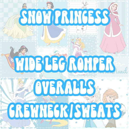 SNOW PRINCESS DAYWEAR | BABY ITS COLD OUTSIDE PREORDER