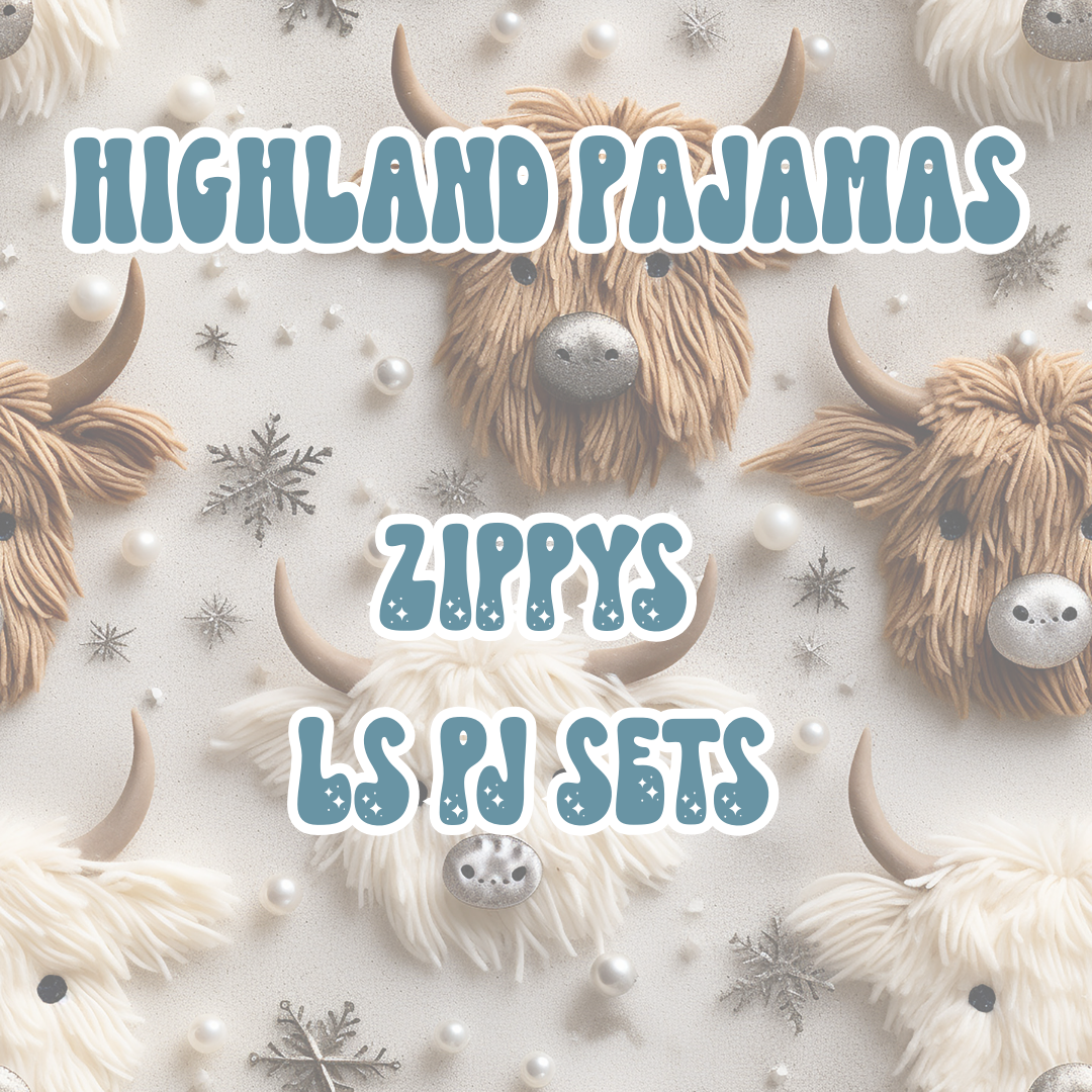 HIGHLAND PAJAMAS | BABY ITS COLD OUTSIDE PREORDER