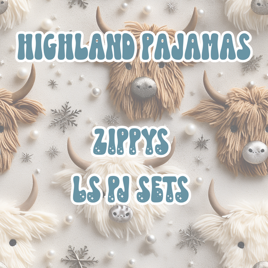 HIGHLAND PAJAMAS | BABY ITS COLD OUTSIDE PREORDER