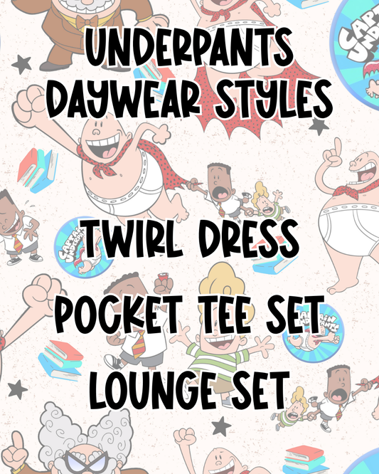 UNDERPANTS DAYWEAR STYLES | BED TIME STORIES PREORDER