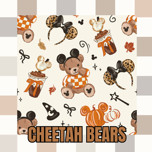 CHEETAH BEARS KID STYLES • HELLO FALL PO