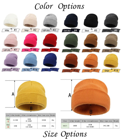 CUSTOM NAME BEANIES