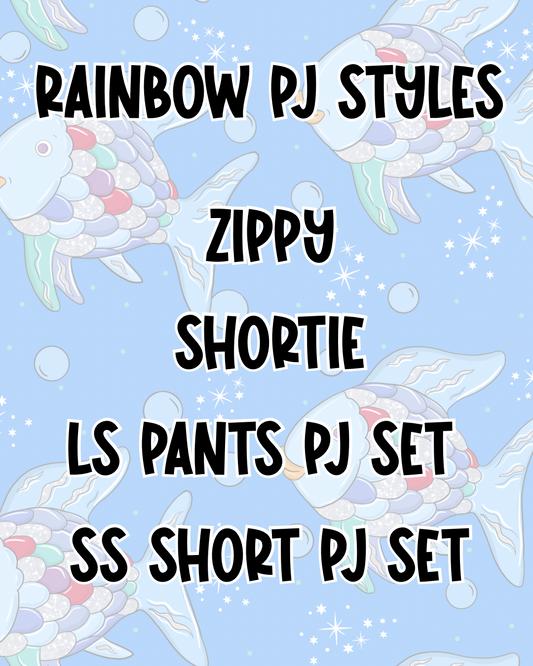 RAINBOW PJ STYLES | BED TIME STORIES PREORDER