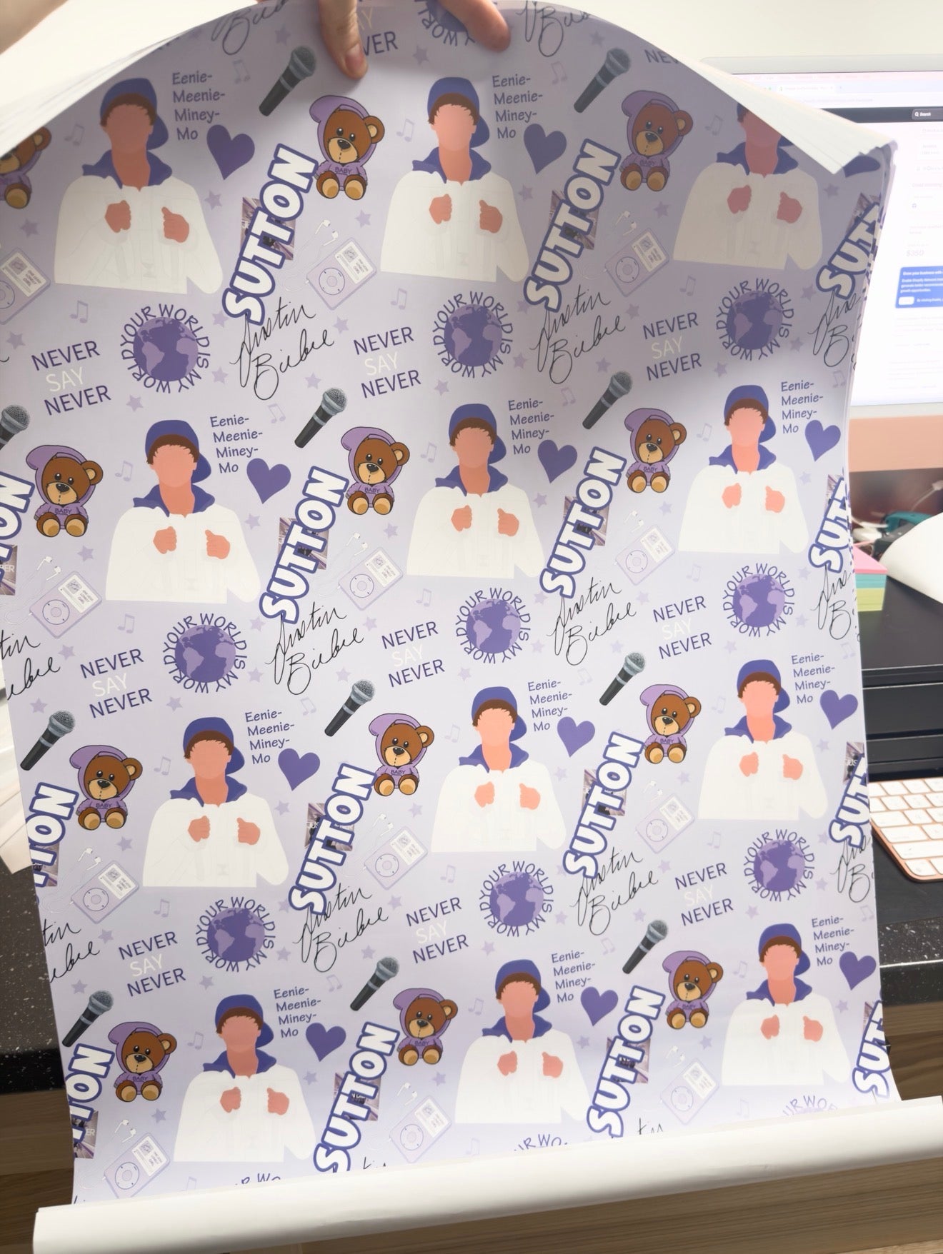 Custom wrapping paper