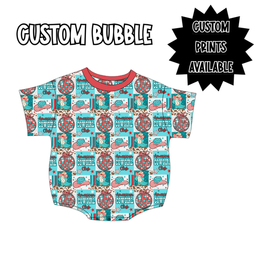 CUSTOM BUBBLE ROMPER