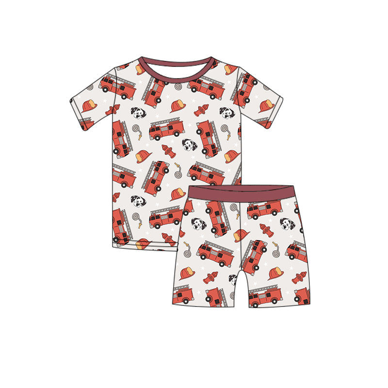 THINGS THAT GO | Short Sleeve Pajama Set [PREORDER- ships April]