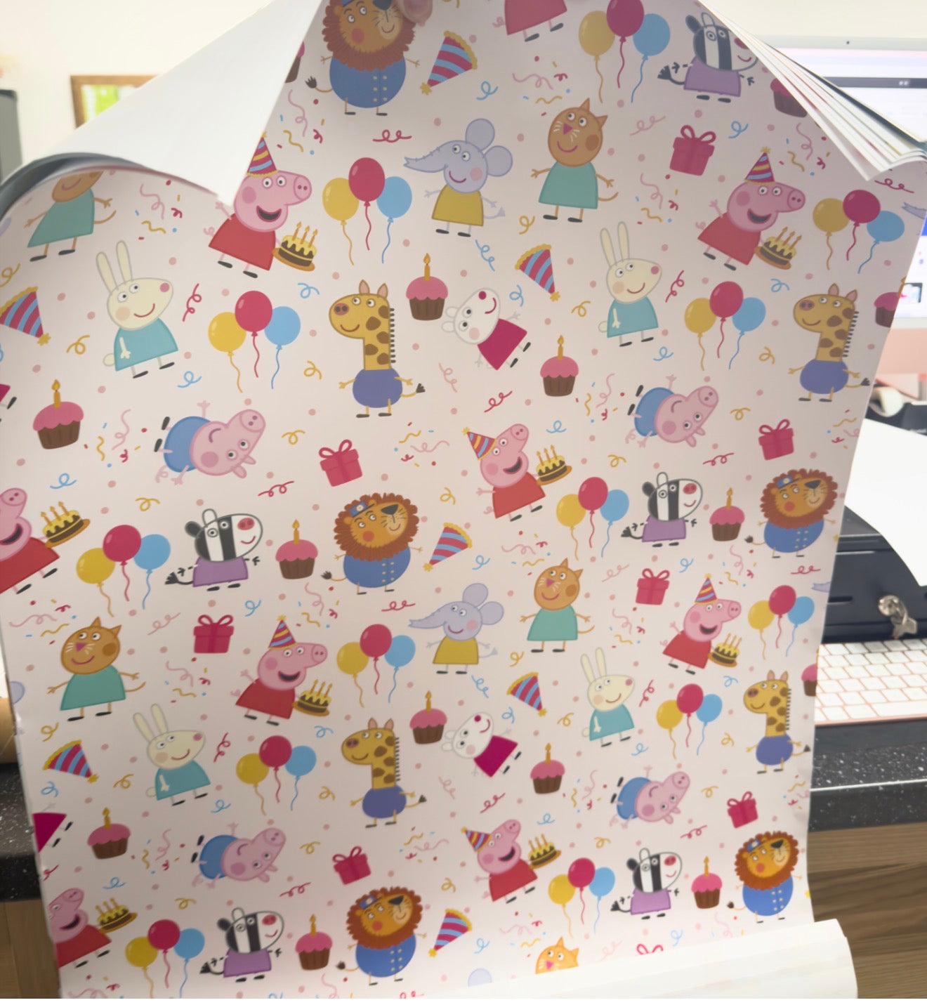 Custom wrapping paper