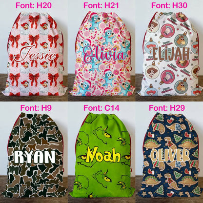 CUSTOM SANTA SACKS