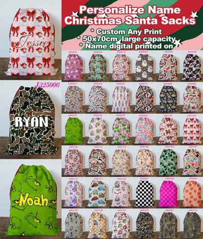 CUSTOM SANTA SACKS