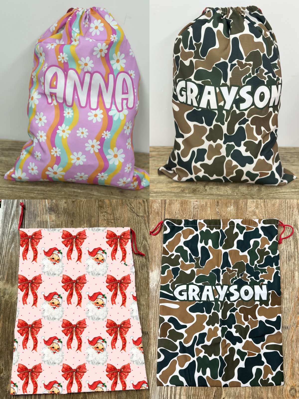 CUSTOM SANTA SACKS
