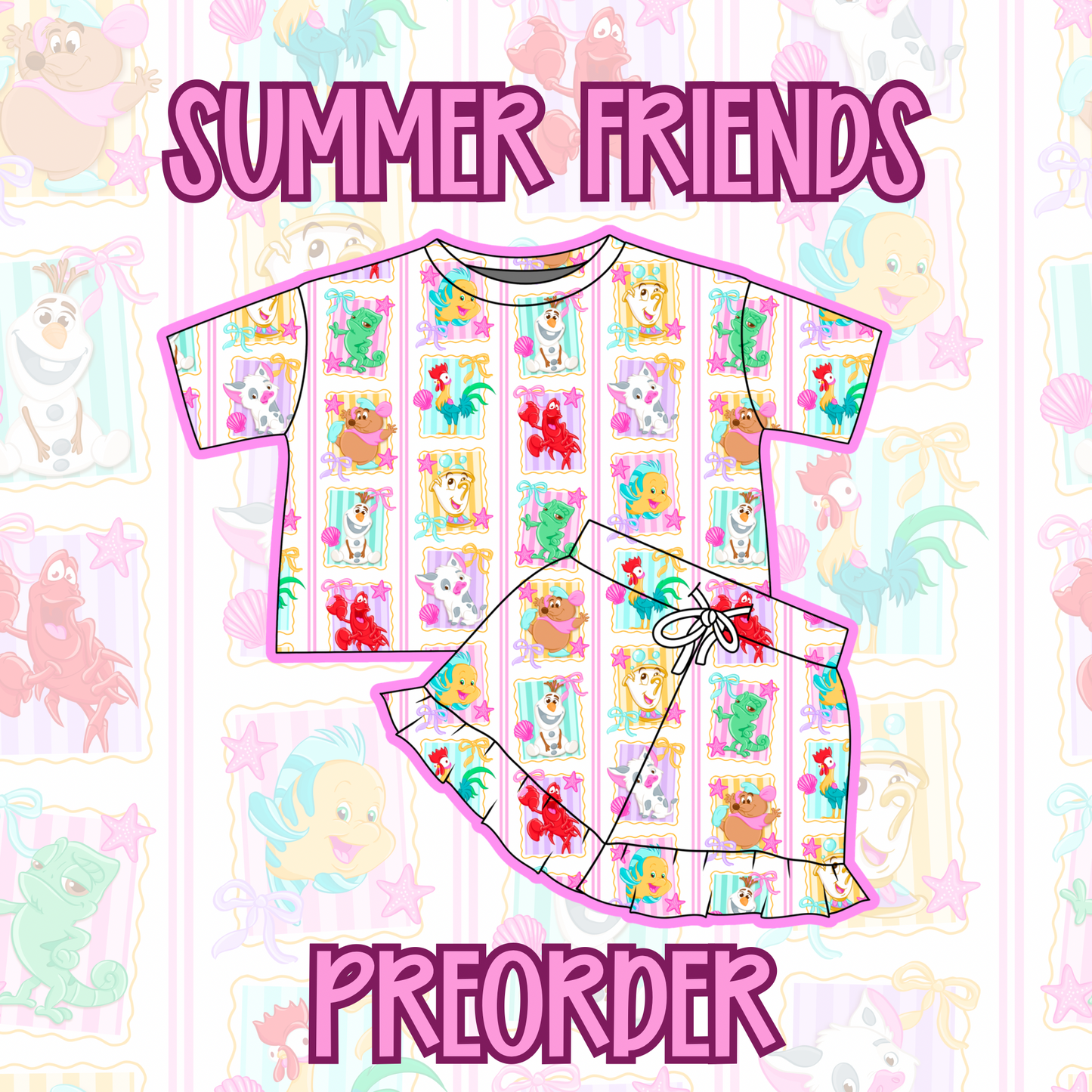 SUMMER FRIENDS RUFFLE SETS