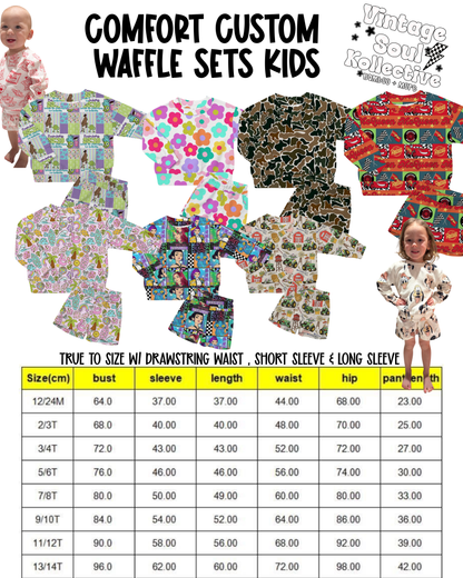 KIDS CUSTOM WAFFLE SET